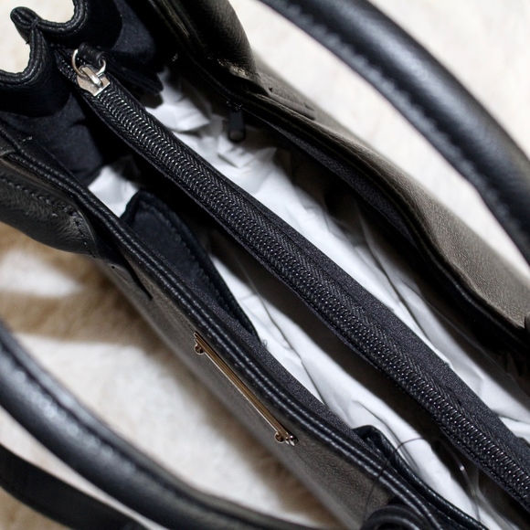 ❗️FINAL PRICE❗️NWT NINE WEST BLACK SATCHEL - Picture 6 of 8